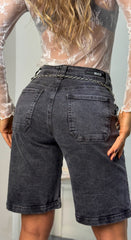Maxibermuda, Tela stretch, Tiro medio, Ref: 2490