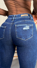 Jean Skinny, Tela Stretch, Tiro medio, Ref: 1994