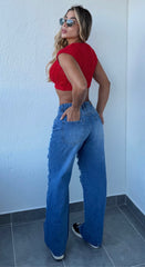 Jean Bota Recta, Tela Rígida, Tiro medio, Ref: 2063