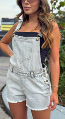 Overol Denim, Tela Rígida, Ref: 2810