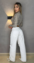 Jean Bota Recta, Tela Rígida, Tiro medio, Ref: 2413