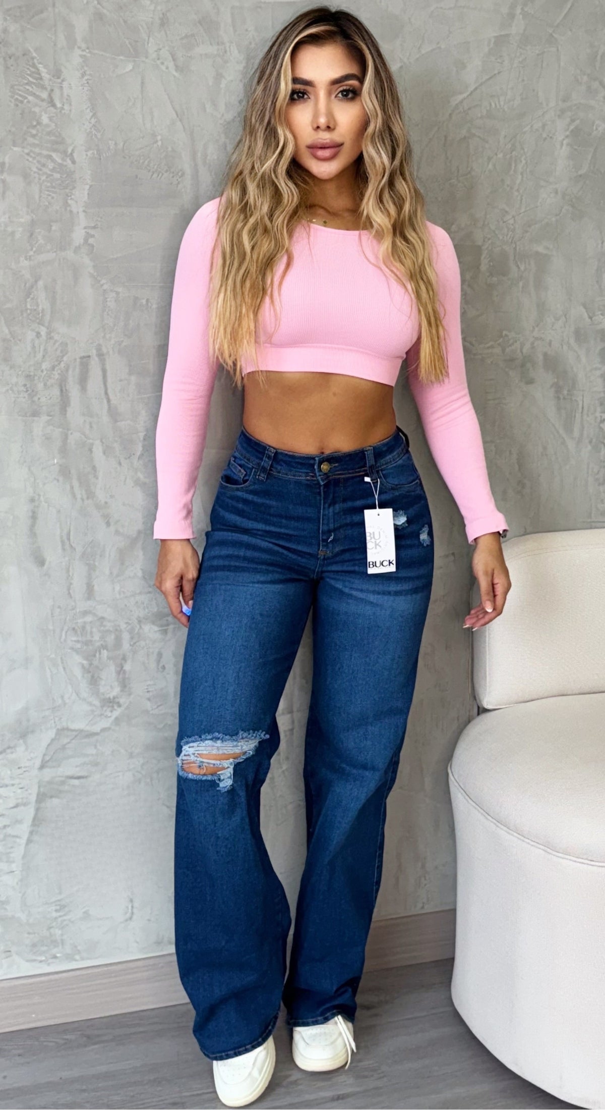 Jean Palazzo, Tela Stretch, Tiro medio, Ref: 2102