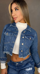 Chaqueta denim, Tela rígida , Ref: 2457