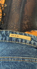 Jean wide leg BUCK JEANS dark blue