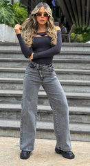 Jean Palazzo, Tela Stretch, Tiro medio, Ref: 2639