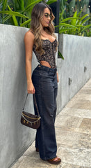 Jean Bota recta black buck jeans