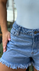 Mini Short, Tela rígida, Tiro medio, Ref: 1743