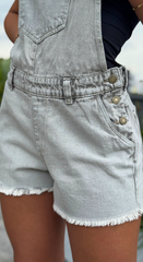 Overol Denim, Tela Rígida, Ref: 2810