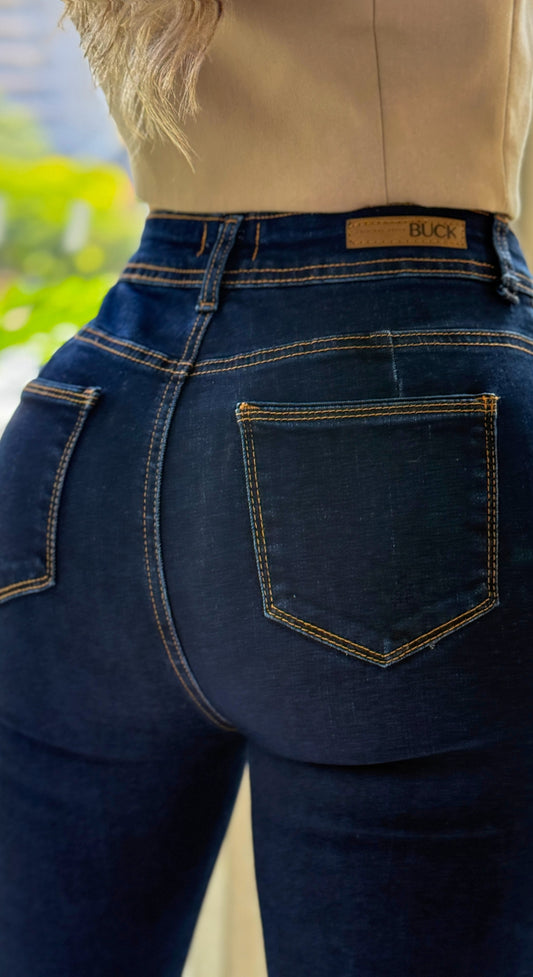Jean Skinny, Tela Stretch, Tiro medio, Ref: 1944