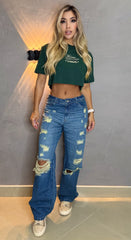 Jean Bota Recta, Tela Rígida, Tiro medio, Ref: 2362