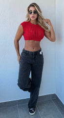 Jean Bota Recta, Tela Rígida, Tiro medio, Ref: 2055